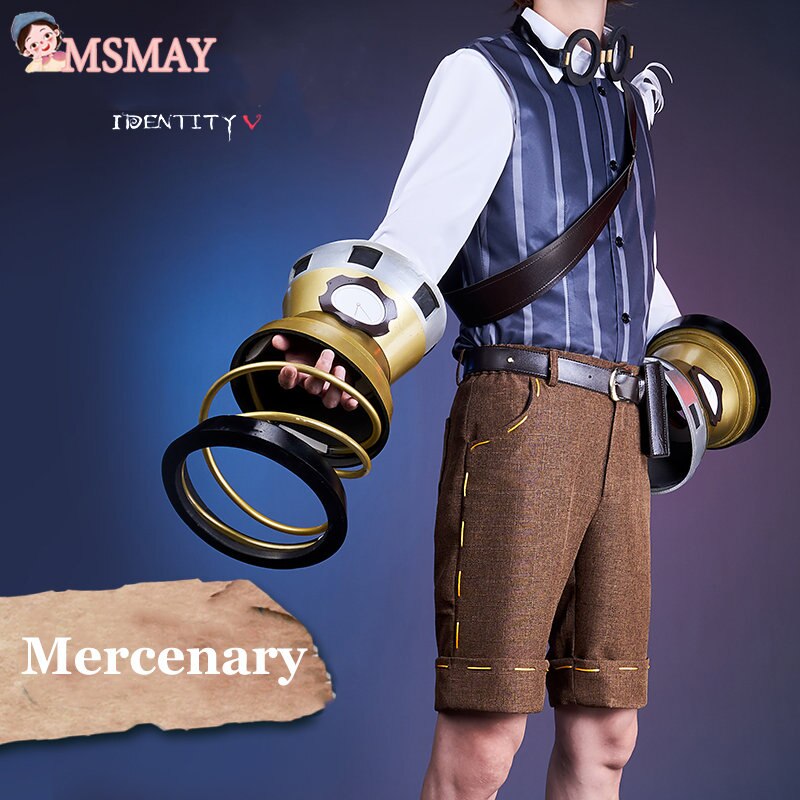 MsMay Game Identity  Naib Subedar  Cosplay Costumes Survivor Mercenary Cosplay Handsome Uniform Christmas New Year Birthday Cos